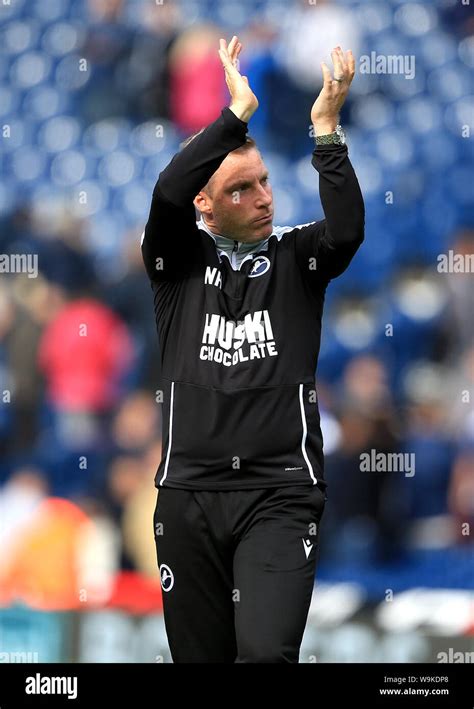 Millwall Manager Neil Harris Stock Photo Alamy