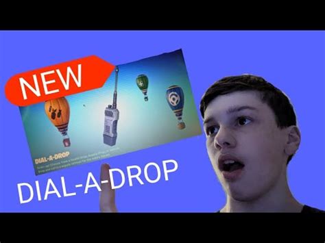 New Dial A Drop Item Fortnite Update Youtube