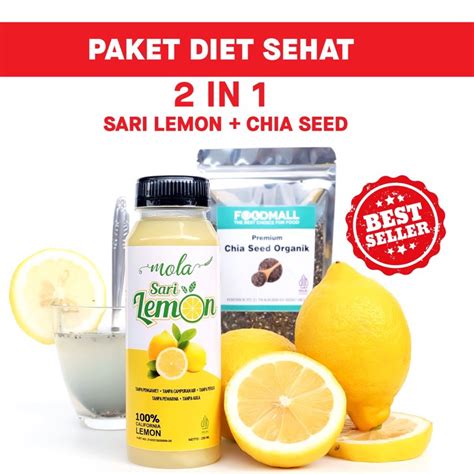 Jual Paket Diet Sehat 2 In 1 Chia Seed And Sari Lemon Shopee Indonesia