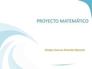 Calam O Proyecto Matem Tico