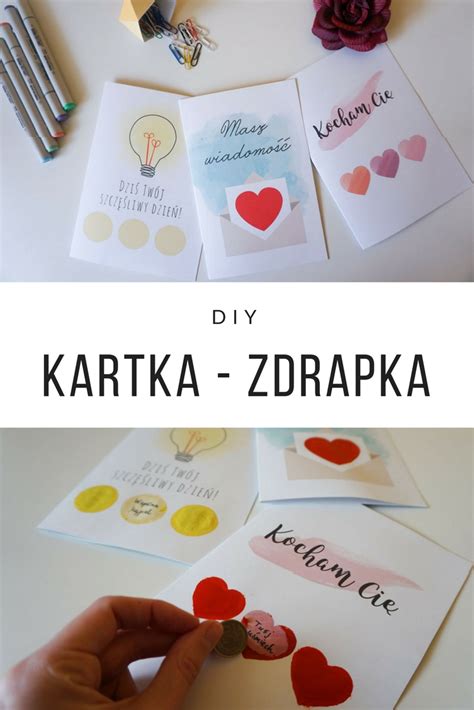 Diy Mi Osne Kartki Zdrapki Wzory Do Druku Origamifrog Pl