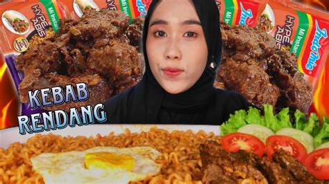 INDOMIE KEBAB RENDANG BAU KAMBING RENDANG DAGING SAPI TERNYATA