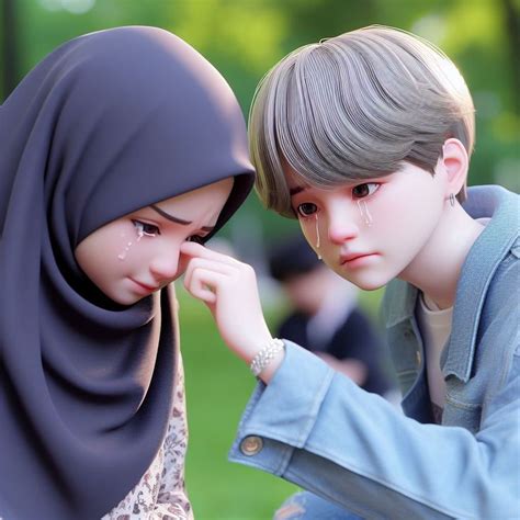 Pin Oleh Saliha Shahid Di All The Bts Members Kartun Kartun Hijab