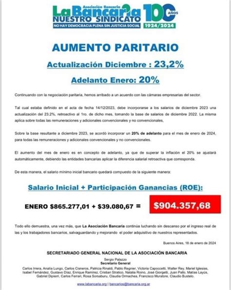 Los Bancarios Cerraron Su Paritaria Y El Sueldo Inicial Roza El Mill N