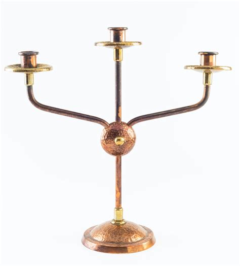 Vintage Brass And Copper Candlestick Germany 1960s For Sale At 1stdibs Vintage Copper Candle