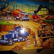 Larsen Us Construction Site Piece Boxless Tray Frame Jigsaw