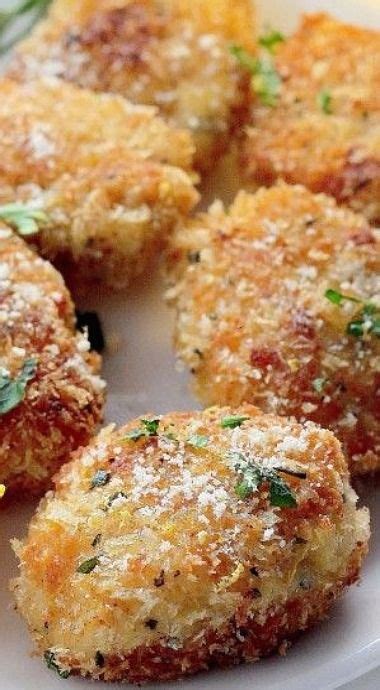 Rosemary Parmesan Chicken Nuggets Cooking Recipes Chicken Dishes