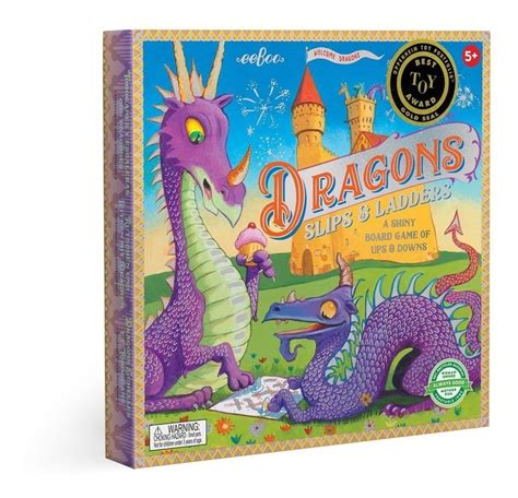 Juego Escaleras Y Toboganes Dragones Eeboo Niños Didáctico Mercado Libre