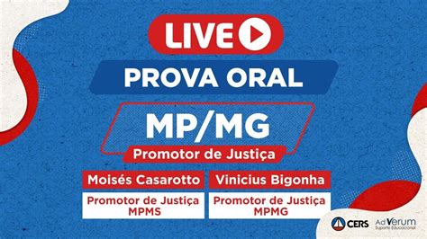 Prova Oral MP MG Promotor YouTube