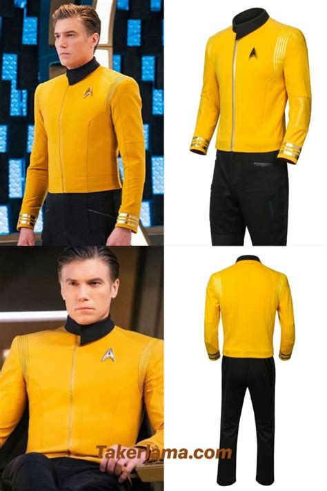 Star Trek Discovery Captain Christopher Pike Cosplay Costume Commander ...