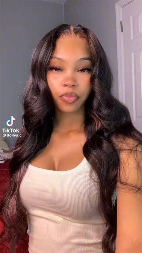 𝐏𝐑𝐄𝐓𝐓𝐘𝐁𝐋𝐔𝐍𝐓𝐙 In 2024 Quick Weave Hairstyles Front Lace Wigs Human