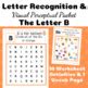 Letter Recognition Visual Scanning Packet THE LETTER B By Creatively OT