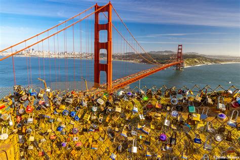 Golden Gate Bridge Padlocks San Francisco Bay Area Steve Shames