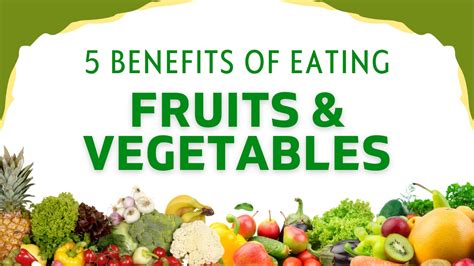 5 Benefits Of Eating Fruits & Vegetables: Why Eat Fruits & Veggies? - Holistic Health HQ