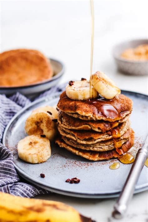 Vegan Gluten-free Banana Pancakes | Barrel Leaf