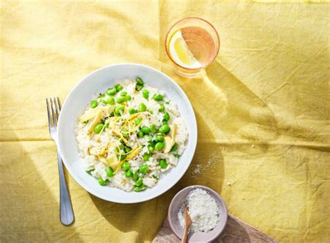 Risotto Primavera Met Tuinerwten Asperge En Artisjokharten Recept