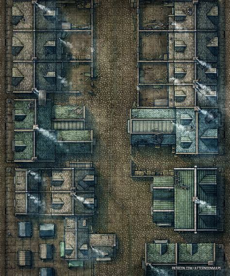 Dnd Alley Battle Map