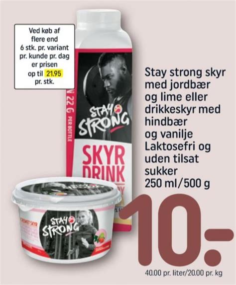 Stay Strong Skyr Strawberry Lime Rema 1000 Oktober 2022 Alle