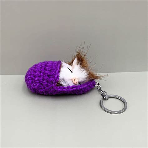 Besaacan Clearance Sales Keychain Cute Sleeping Keychain Cute Sleeping