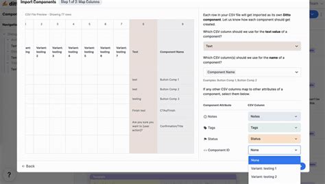 How To Use Ditto — Importing A Spreadsheet