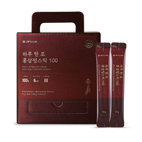 Korea Year Old Goryeo Red Ginseng Concentrate Stick Bags