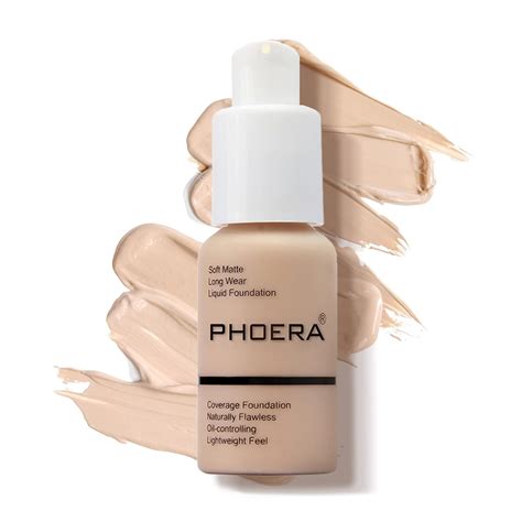 Phoera Foundation Makeup Naturally Liquid Foundation Full