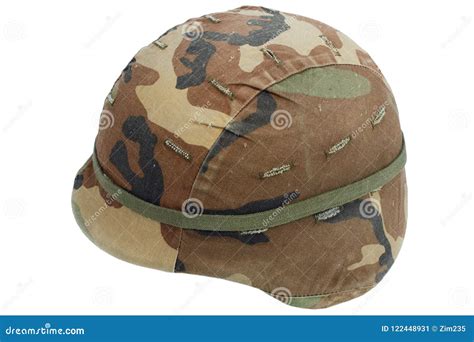 Us Army Kevlar Helmet Stock Image Image Of Soldier 122448931