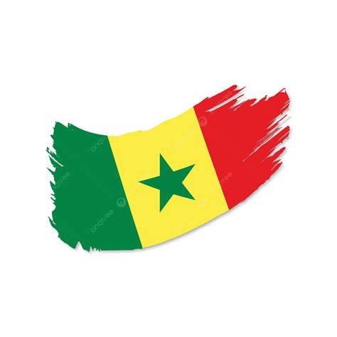 Senegal Vector Flag With Transparent Senegal Senegal Flag Senegal