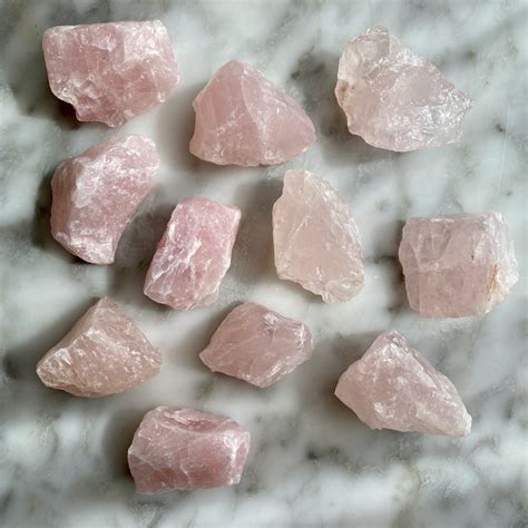 Rough Rose Quartz Crystal Specimen Minera Emporium Crystal Mineral Shop