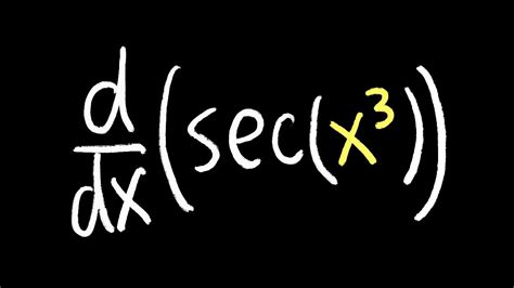 Chain Rule Is Hard With Secant Calculus 1 Tutorial YouTube