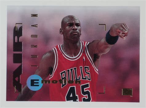 Skybox Emotion Framed Uncut Sheet Of Michael Jordan Cards