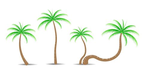 Collection Of Black Coconut Trees Icon Can Be Used To Illustrate Any