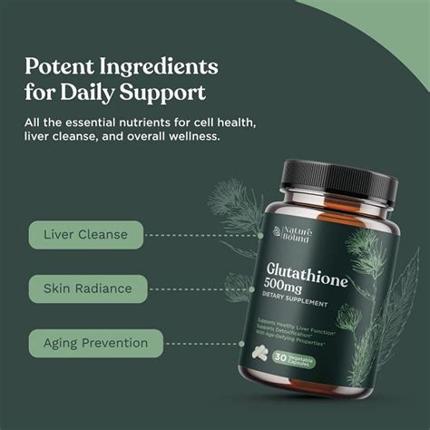 Nature Bound Pure Glutathione Supplement Mg Gsh Review Good