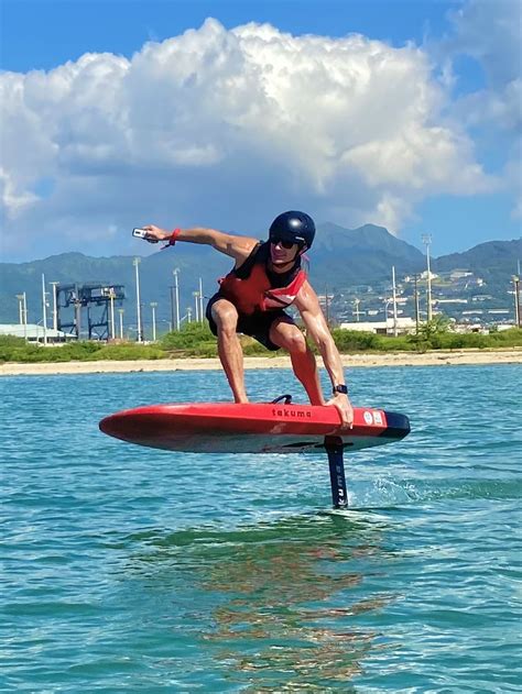 Electric Hydrofoil Surfboard Private Lessons Seva Hawaii