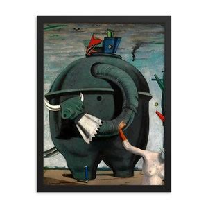 The Elephant Celebes by Max Ernst Framed Print - Etsy