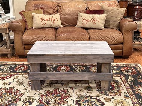 Rustic Barn Style Coffee Table Etsy