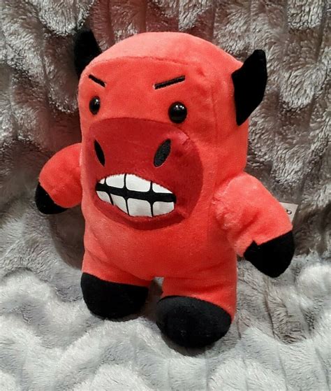 New Peek A Boo Toys Red Bull Cow Plush Stuffed Animal Toy | Etsy