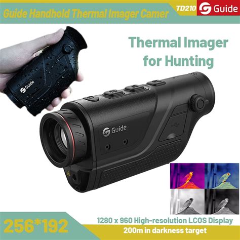 Guide TD210 Thermal Imager For Hunting 256x192 Handheld Night Vision