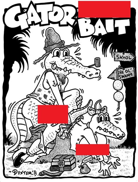 Gator Bait Original Art Dexter Cockburn