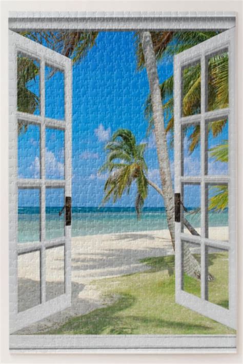 Piece Coastal Themed Beach Scene Jigsaw Puzzle Zazzle