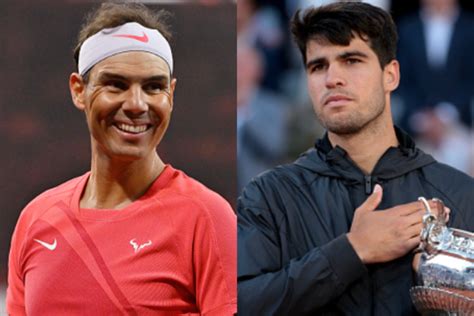 Rafael Nadal congratulates Alcaraz after winning the French Open ...