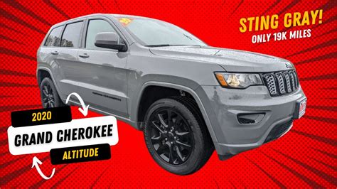 2020 Jeep Grand Cherokee Altitude In Sting Gray Hd Walkaround Youtube