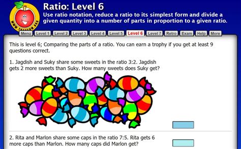 transum-ratio-problems | Mathematics, Learning and Technology