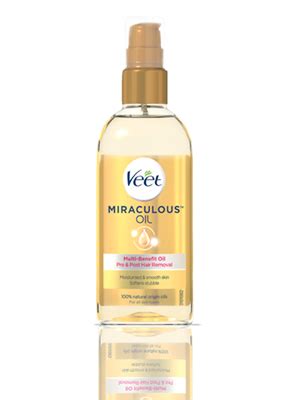 Veet Miraculous Oil Pre Post Hair Removal All Skin Types Body