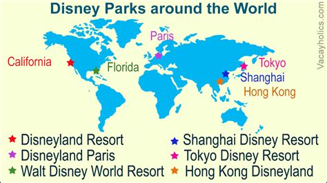 Disneyland Locations World Map Florida State University Campus Map