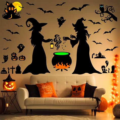 Halloween Wall Decals Large Size Halloween Wall Decals Happy Halloween Removable