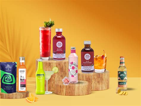 Top 10 Cocktail Mixers Brands Available in India 2023 – Bablouie and Co