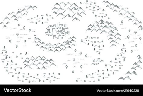 How To Draw A Forest On A Map