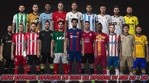 NEW KITPACK OFFICIAL LA LIGA EA SPORTS V1 AIO 23 24 ALL PATCH