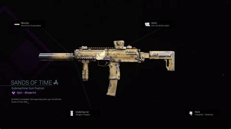 Sands Of Time Cod Warzone And Modern Warfare Weapon Blueprint Call